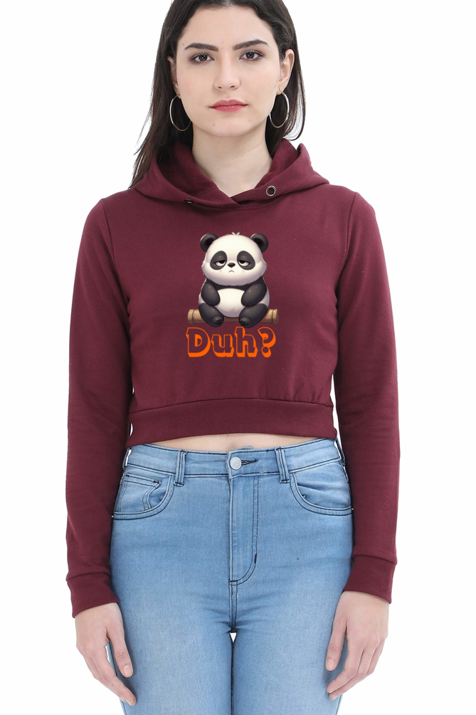 Duh Crop Hoodie