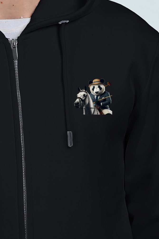 Polo Panda Zipper Hoodie