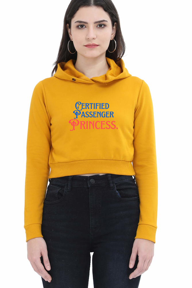 Certified Passenger Princess Crop Hoodie