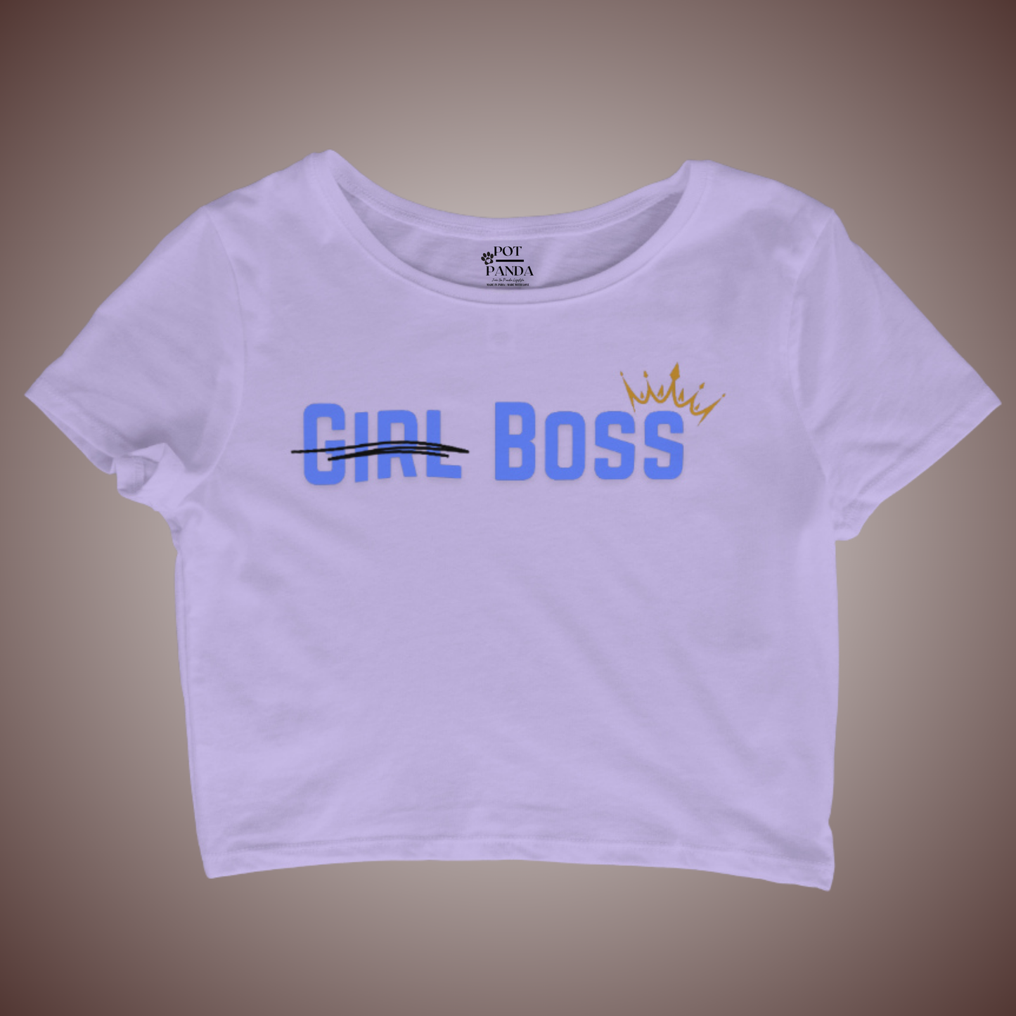 Girl Boss Crop Top