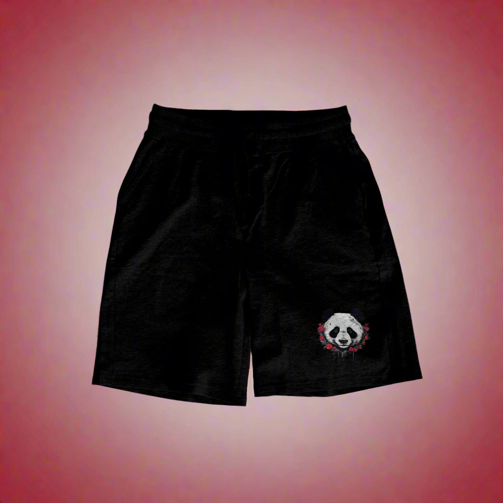 Panda & Roses Black Co-ord Set