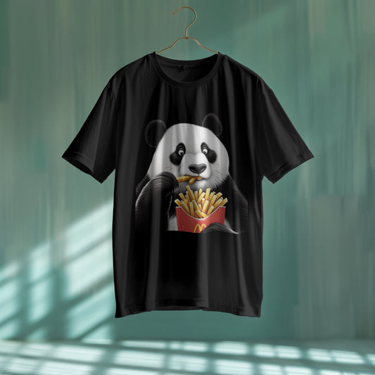Panda & Fries Black Co-ord Set