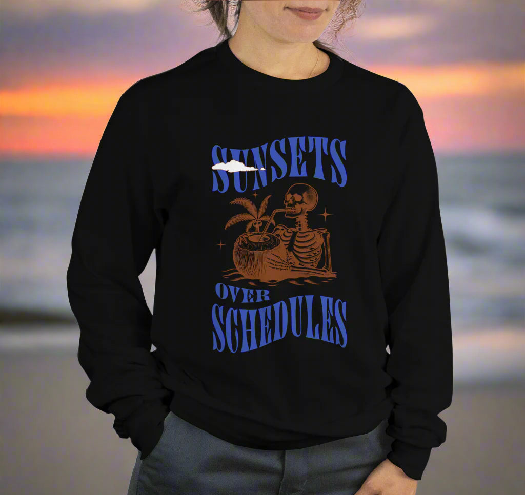 Sunsets Over Schedules Sweatshirt