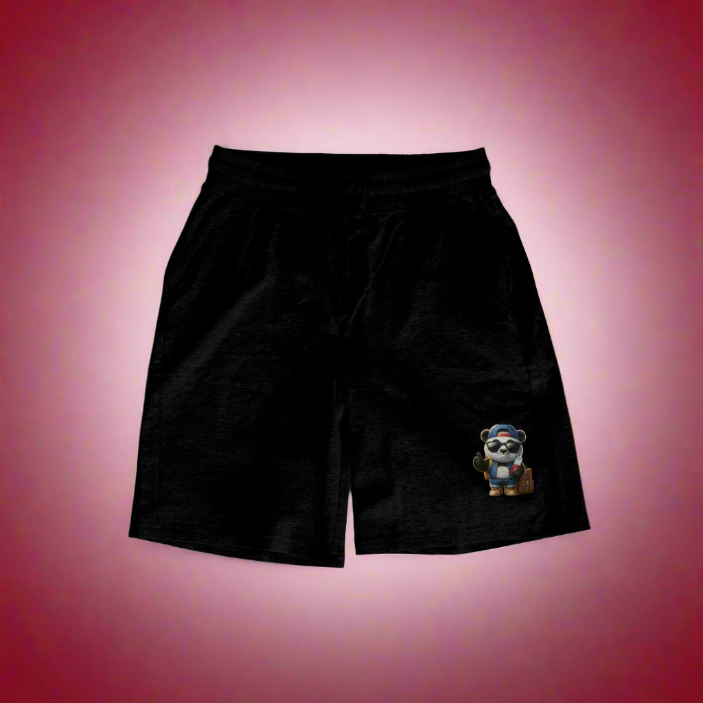 Panda & Vacations Black Co-ord Set