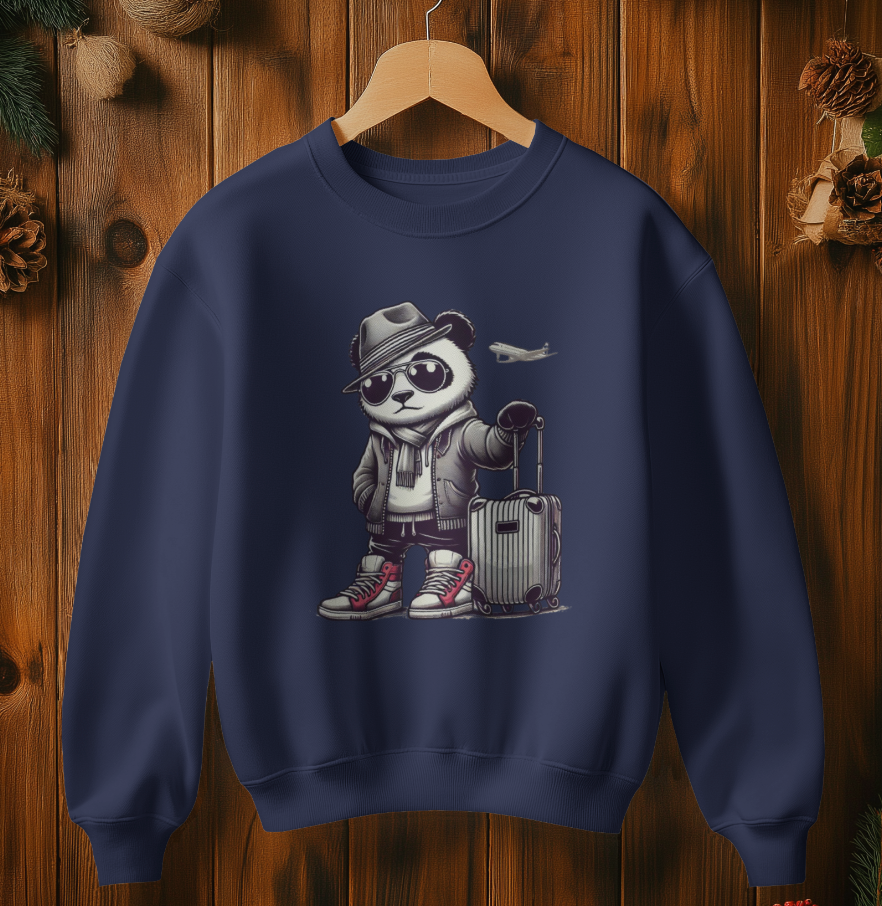 Luxury Traveller Panda Sweatshirt