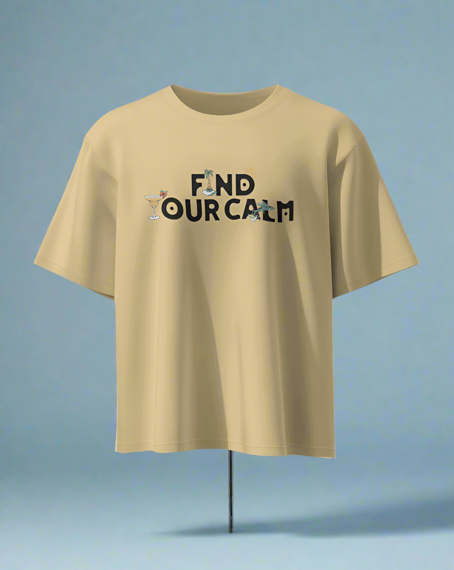 Find Your Calm Oversized Tshirt