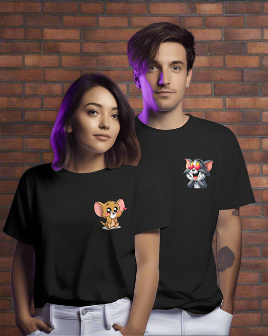 Tom & Jerry Premium Couple Oversize T-Shirts