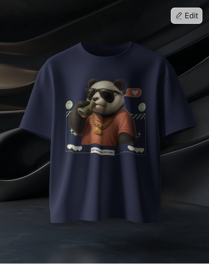 Chiller Panda Oversized T-shirt