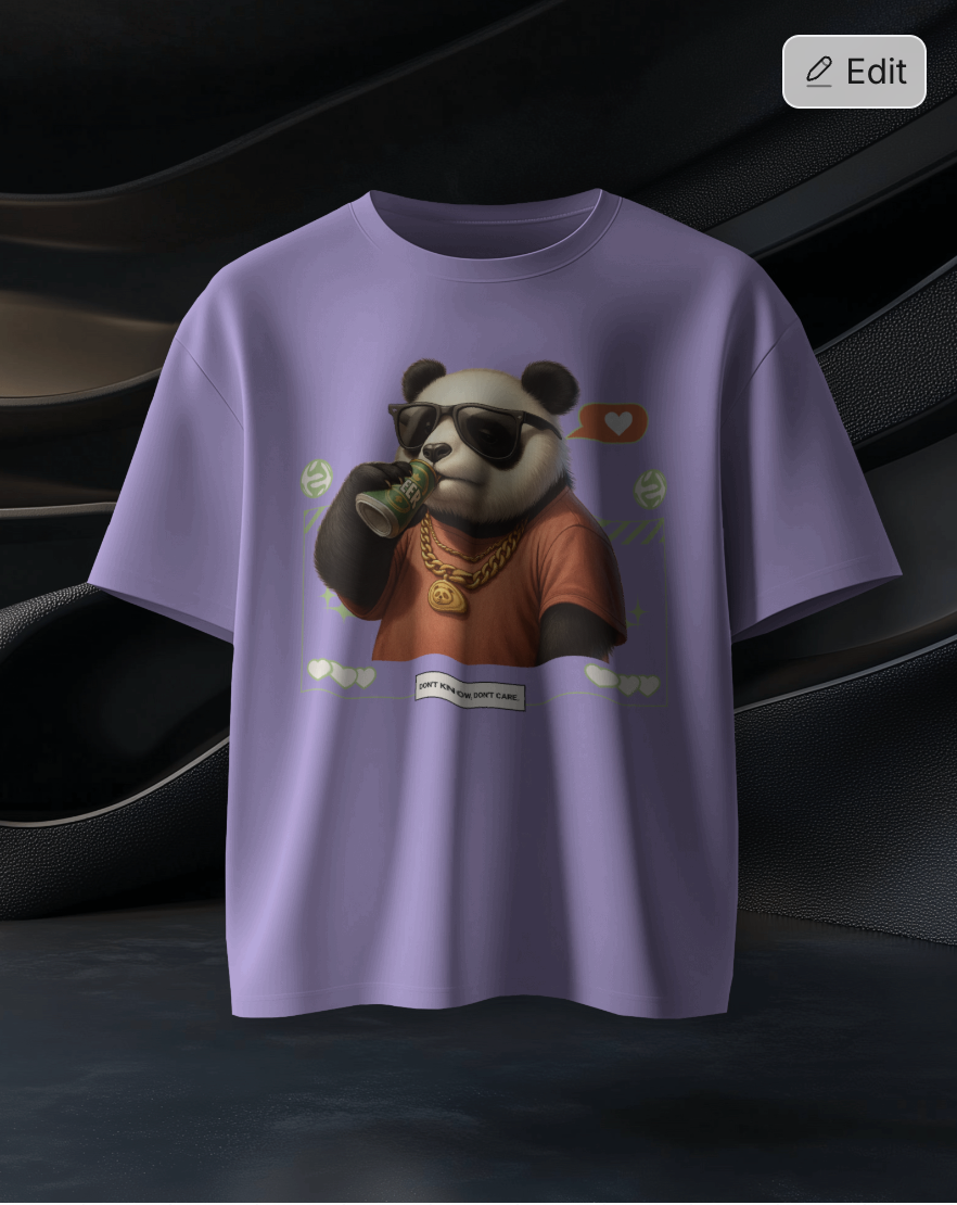 Chiller Panda Oversized T-shirt