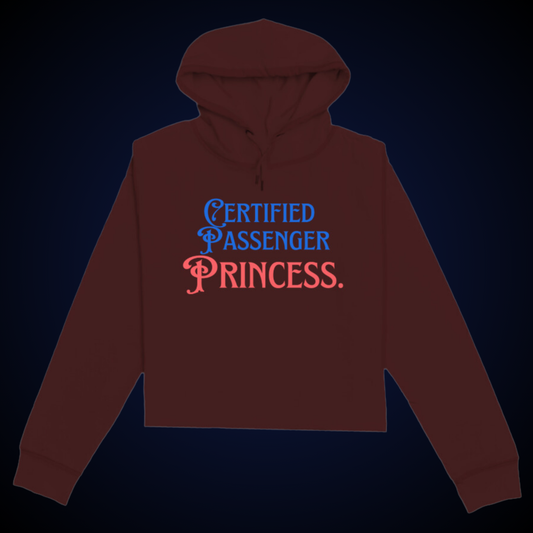 Certified Passenger Princess Crop Hoodie