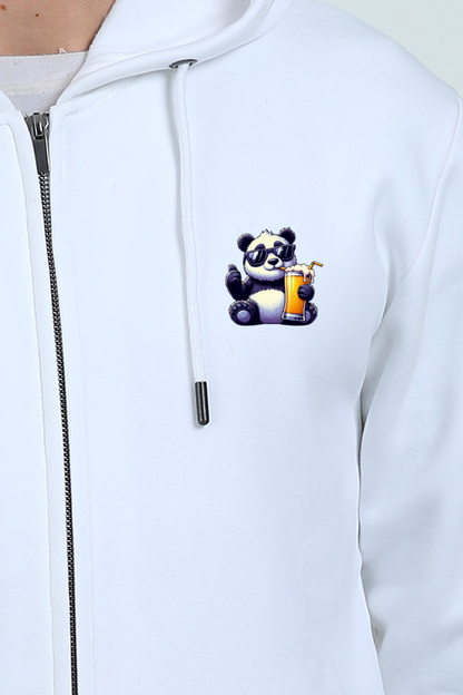 Panda & Beers Zipper Hoodie