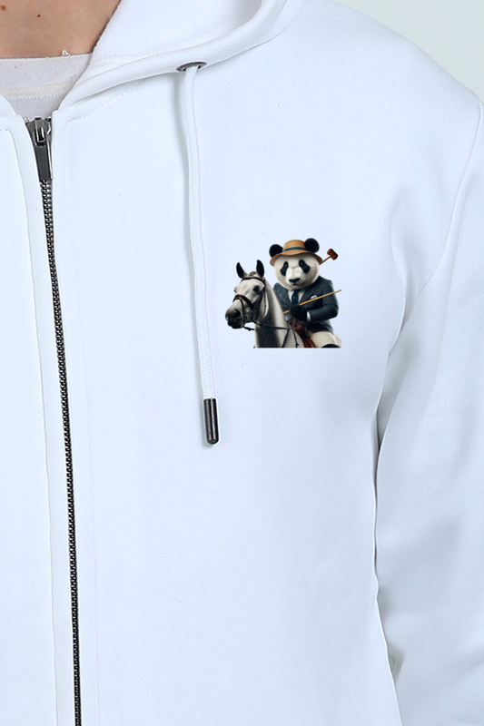 Polo Panda Zipper Hoodie