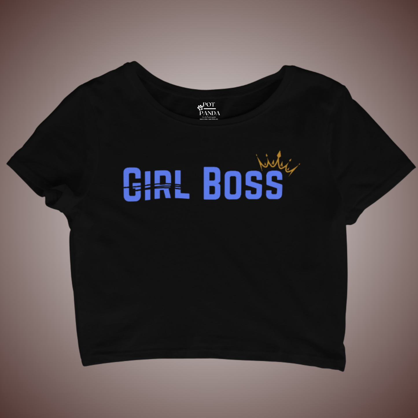 Girl Boss Crop Top