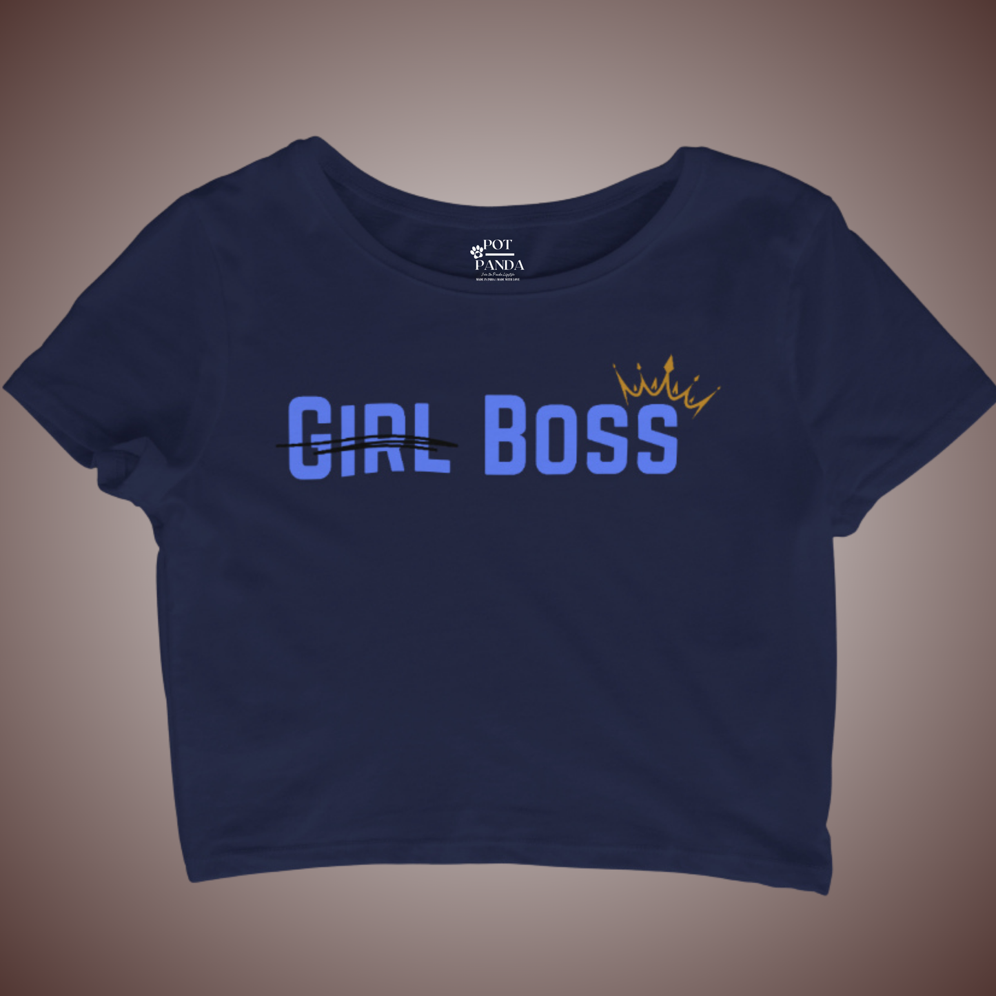 Girl Boss Crop Top