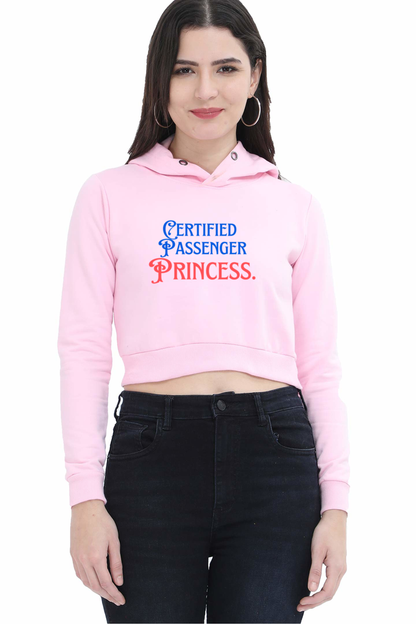 Certified Passenger Princess Crop Hoodie