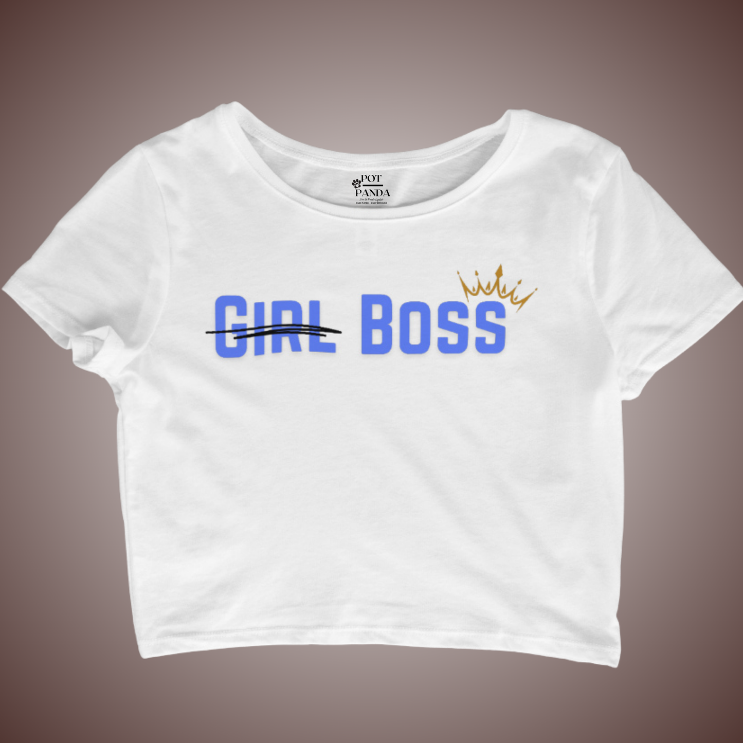 Girl Boss Crop Top