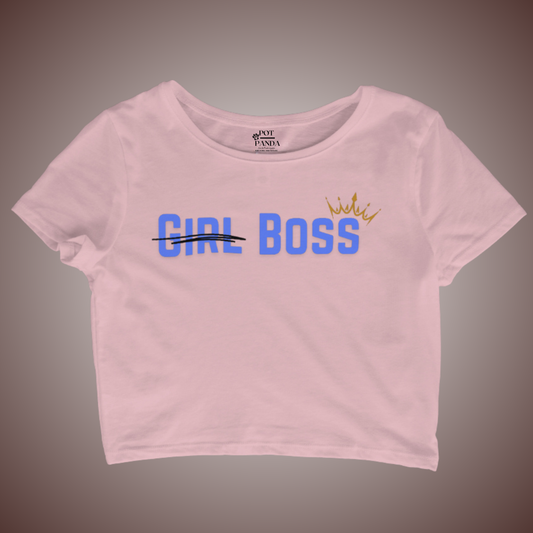 Girl Boss Crop Top