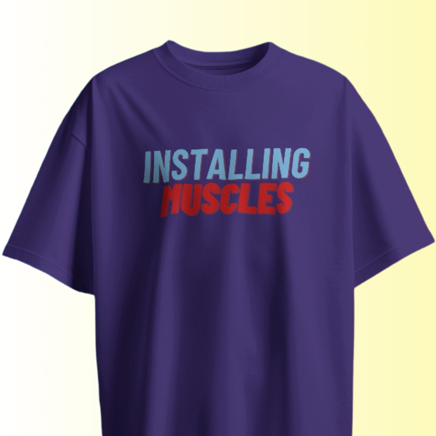 Installing Muscles T-shirt