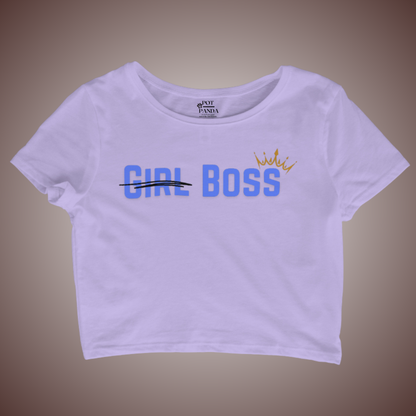 Girl Boss Crop Top