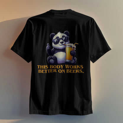 Panda & Beers Black Co-ord Set