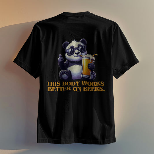 Panda & Beers Black Co-ord Set