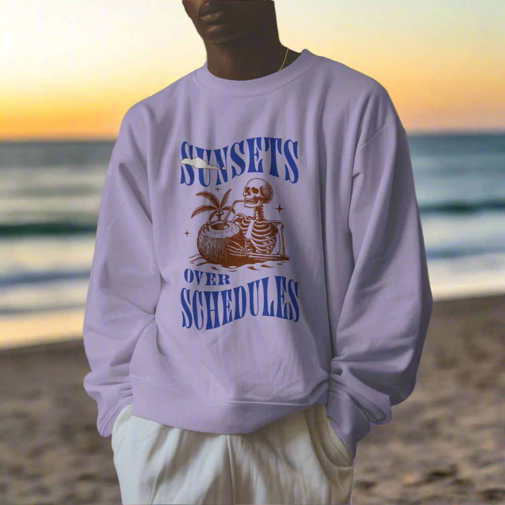 Sunsets Over Schedules Sweatshirt