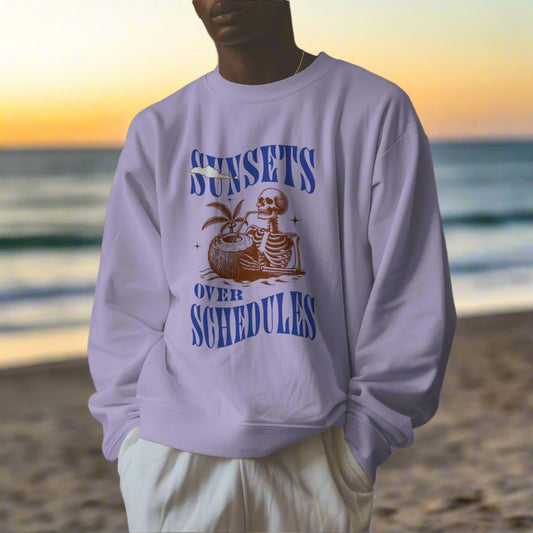 Sunsets Over Schedules Sweatshirt
