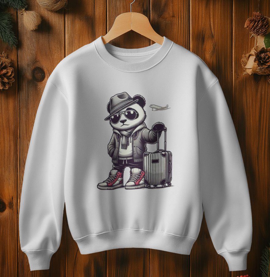Luxury Traveller Panda Sweatshirt