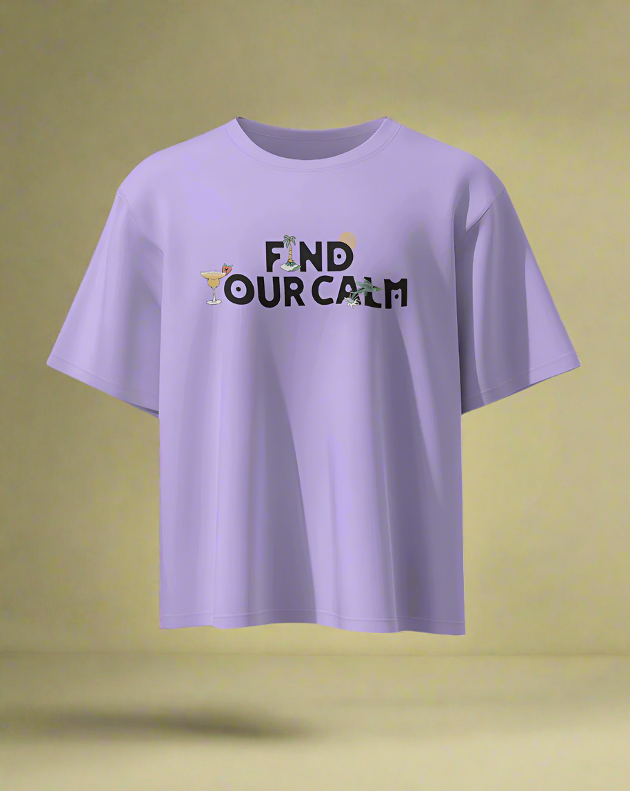 Find Your Calm Oversized Tshirt