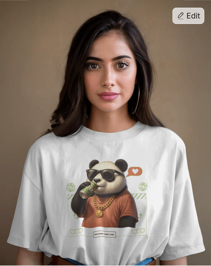 Chiller Panda Oversized T-shirt