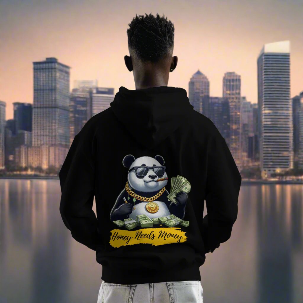 Honey Needs Money Zipper Hoodie