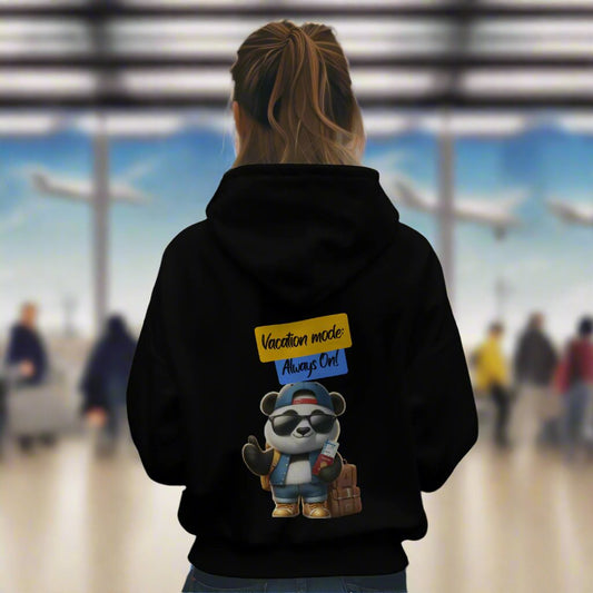 Panda & Vacations Zipper Hoodie