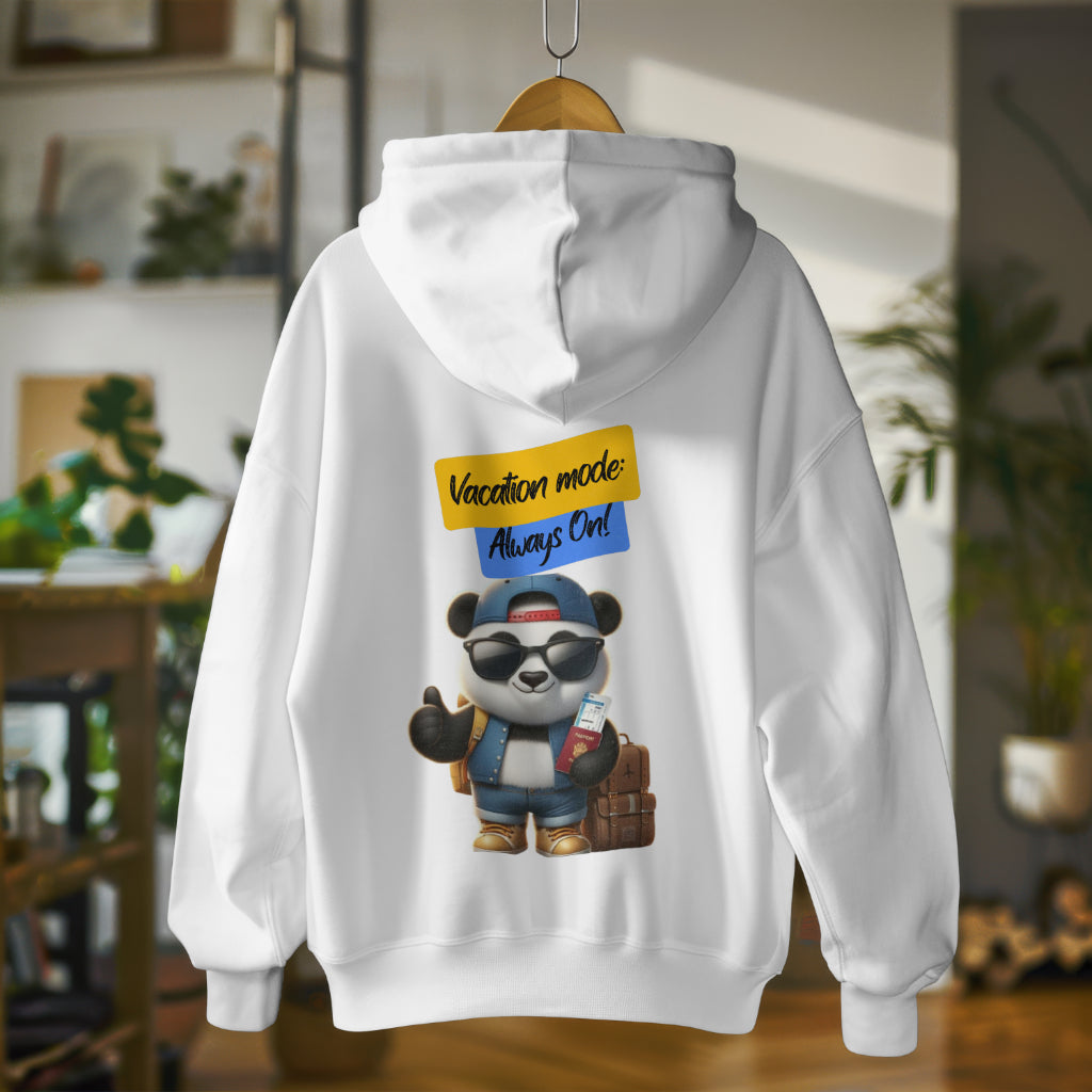 Panda & Vacations Zipper Hoodie