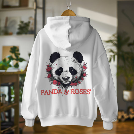 Panda & Roses Zipper Hoodie