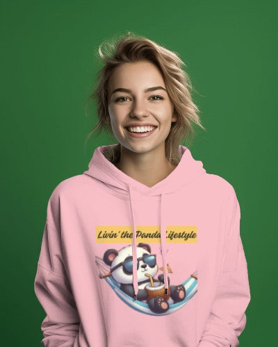 Livin' the Panda Lifestyle Crop Hoodie
