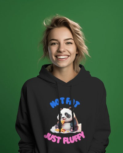 Not Fat Just Fluffy Crop Hoodie
