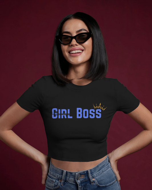 Girl Boss Crop Top
