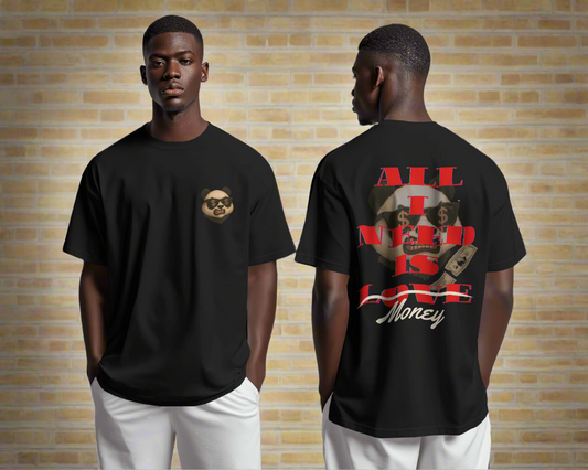 All I Need Unisex Oversized T-Shirt