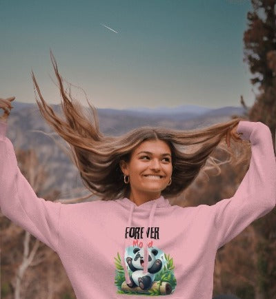 Forever Mood Crop Hoodie