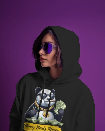 Honey Needs Money Crop Hoodie