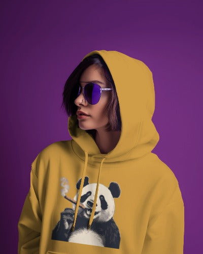 Signature Pot Panda Crop Hoodie